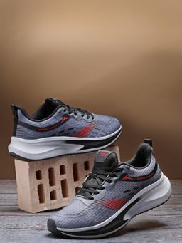 JQR - Beamer Men Grey Running Shoes