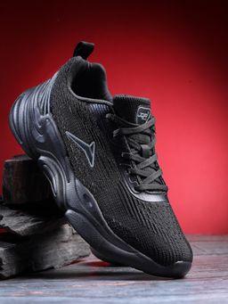 JQR - FLORAA Women Black Running Shoes