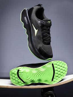 JQR - POLLUX Men Black Running Shoes