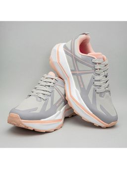 Red Tape - ETPU Women Mars Colorblocked Peach and Grey Athleisure Running Shoes