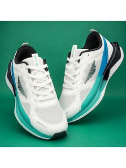 Red Tape - ETPU Men Textured White and Aqua Athleisure Running Shoes
