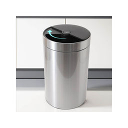 Fumato - Silver Rotating Round Sensor Automatic Dustbin, 30L