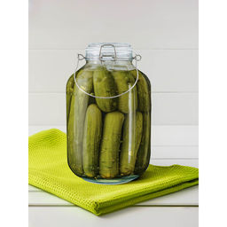 The Better Home - Glass Storage Transparent Jar, 4L