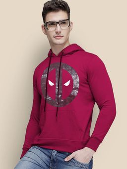 Free Authority - Men Deadpool Red Sweatshirt