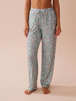 La Vie En Rose - Rabbit and Strawberry Print Super Soft Pyjama