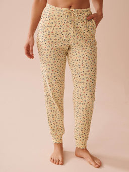 La Vie En Rose - Ditsy Floral Print Ribbed Pyjama