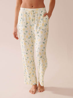 La Vie En Rose - Lemon Print Super Soft Pyjama