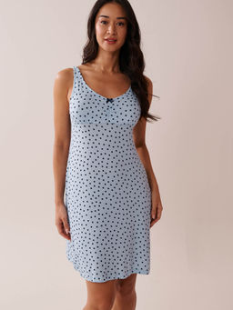 La Vie En Rose - Polka Dot Soft Jersey Nightie
