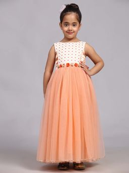 Toy Balloon Kids - Dusty Rose Gown Girls Party Wear Dress