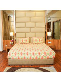 Videksha Home & Lifestyle - Amorous Oasis Bedsheet (King)