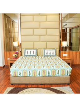 Videksha Home & Lifestyle - Fabled Forest Bedsheet (King)