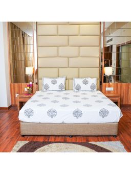 Videksha Home & Lifestyle - Island Vibes- Cotton Bedsheet (King)