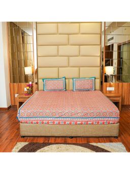 Videksha Home & Lifestyle - Regal Rangoli Bedsheet (King)