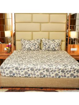 Videksha Home & Lifestyle - Vintage Ivory Bedsheet (King)