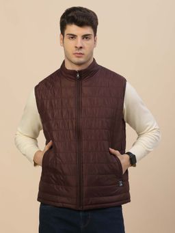 Cantabil - Wine Casual Jacket for Men Breathable and Soft