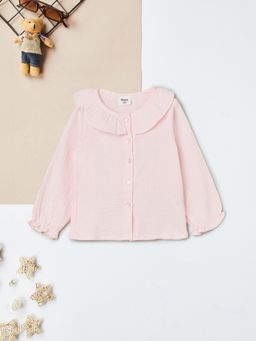 max - Pink Girls Ruffles Top