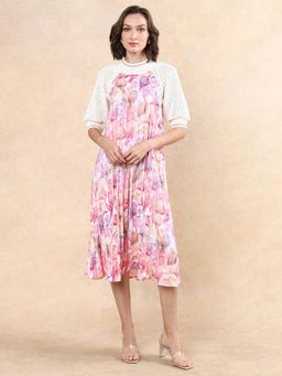 RAREISM - Modenl Multi Flared Midi Dress