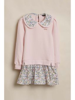 Allen Solly - Girls Pink Print Casual Top