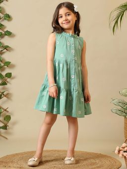 Miyo - Printed Sleeveless Dress