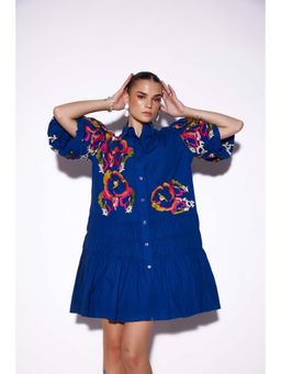 Verb - Blue Carina Mini Dress