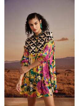 Verb - Multi-Colour Riara Mini Dress