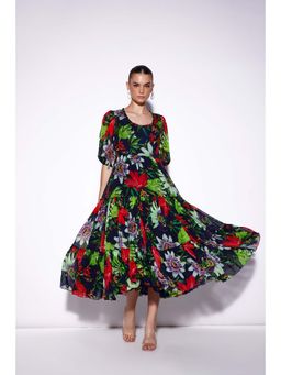 Verb - Green Dayita Midi Dress