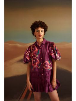 Verb - Purple Aimee Mini Dress