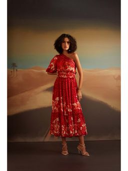 Verb - Red Lucya Midi Dress