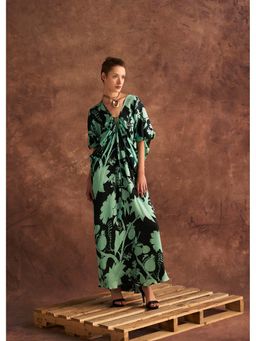 Verb - Green Meissa Kaftan Dress