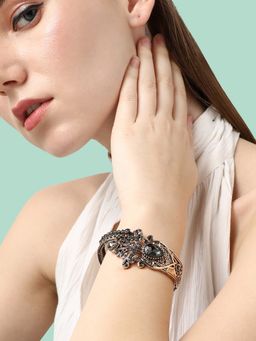 Sohi - Gold Plated Party Designer Bracelet for Women(9354)