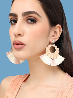 Sohi - Gold Plated Designer Party Drop Earring for Women(4643)