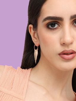 Sohi - Gold Plated Designer Party Drop Earring for Women(4661)