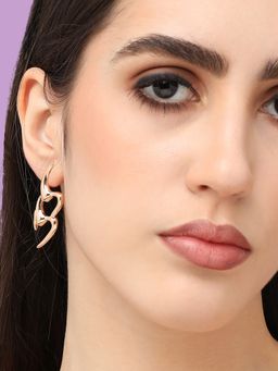 Sohi - Gold Plated Designer Party Drop Earring for Women(4679)