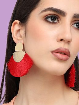 Sohi - Gold Plated Designer Party Drop Earring for Women(4686)