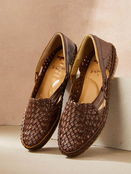 Fabindia - Brown Leather Loafers