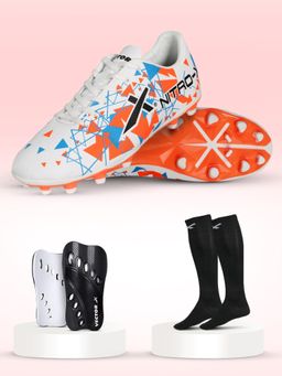 Vector X - Nitro X Football Stud Shoes with Shinguard And Socks