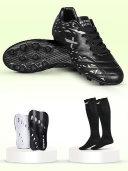 Vector X - Kick X Football Stud Shoes with Shinguard And Socks
