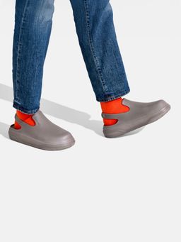 Neeman's - Unisex Grey Solid Cushers Clogs