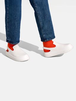 Neeman's - Unisex White Solid Cushers Clogs