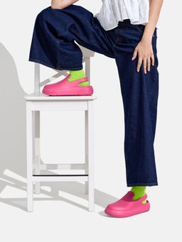 Neeman's - Unisex Pink Solid Cushers Clogs