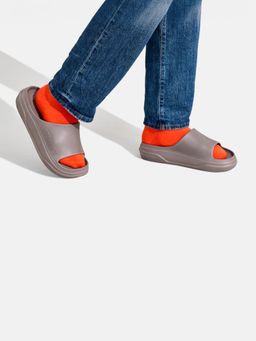 Neeman's - Unisex Grey Solid Cushers Sliders