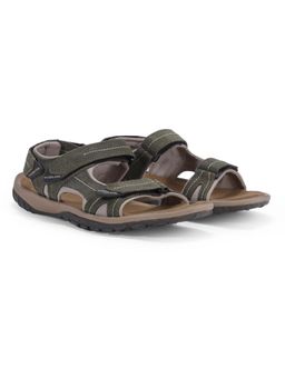 WOODLAND - Men Olive Green Casual Sandals