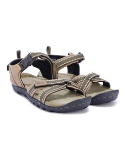 WOODLAND - Men Khaki Casual Sandals