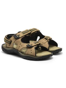 WOODLAND - Men Khaki Casual Sandals