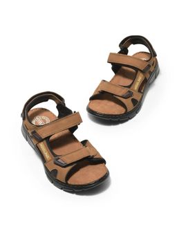 WOODLAND - Men Cashew Brown Casual Sandals