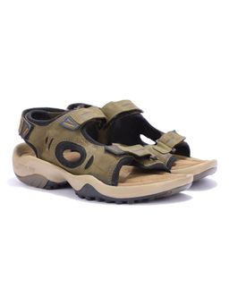 WOODLAND - Men Olive Green Casual Sandals