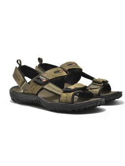 WOODLAND - Men Olive Green Casual Sandals
