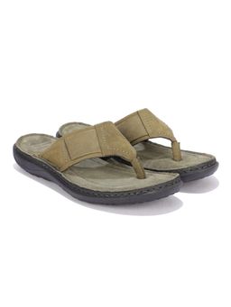WOODLAND - Men Olive Green Flipflops