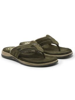 WOODLAND - Men Olive Green Flipflops