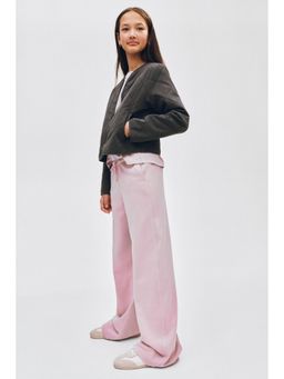H&M - Girls Pink Wide joggers
